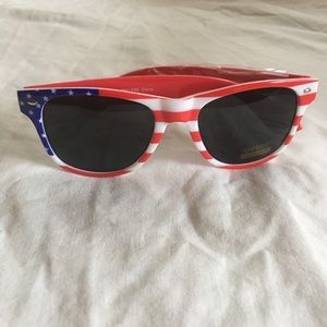 American Flag Sunglasses Red Arms